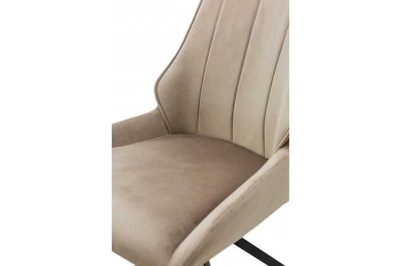 Стілець Спінер з поворотним механізмом (велюр бежевий) Spinner - beige фото